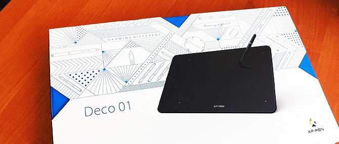 XP-PEN Deco 01 - kolejny tablet graficzny z Azji
