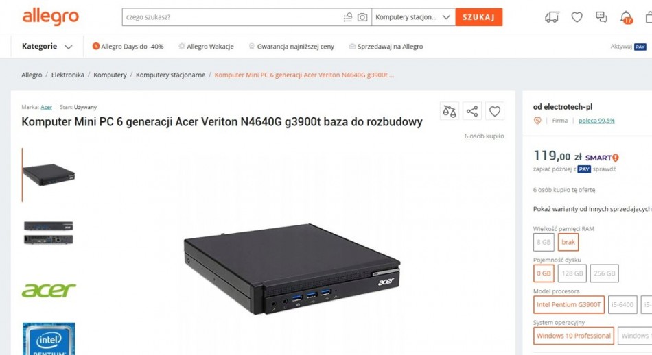 Acer Veriton - zakup