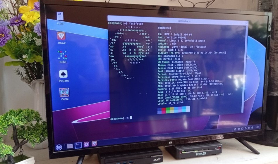 Acer Veriton i Linux